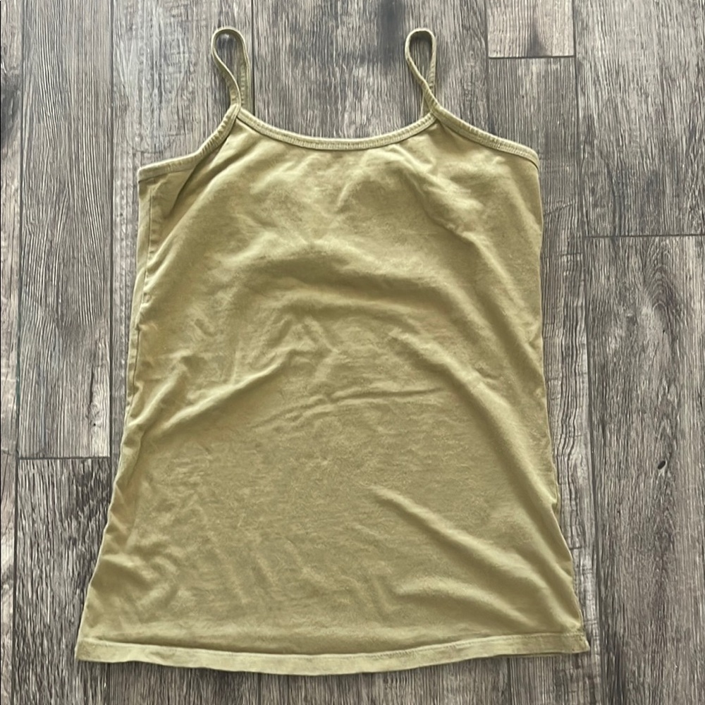 DownEast Basics Women's Olive Green Camisole Top